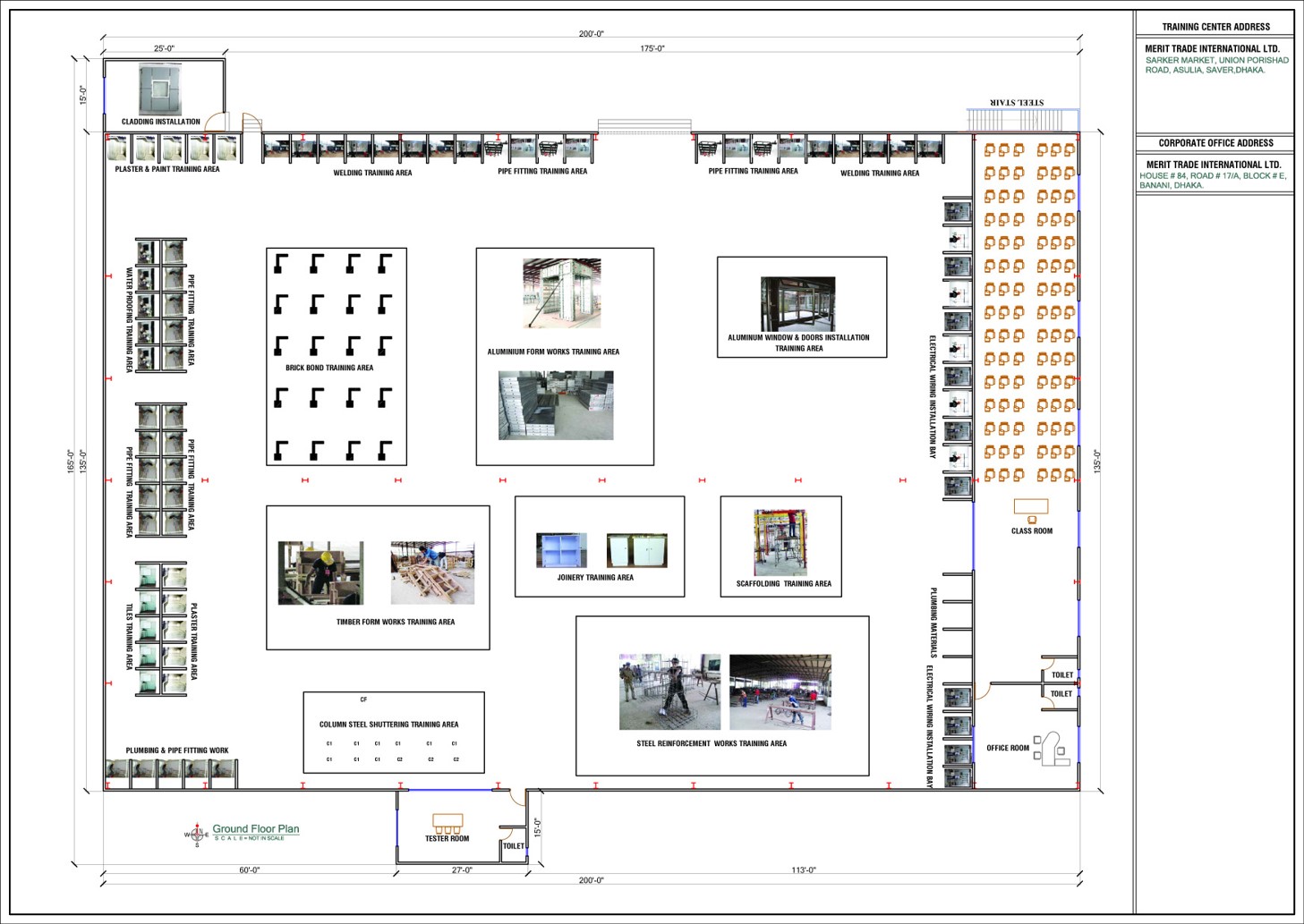 Training Center   Training Center Layout Plan 